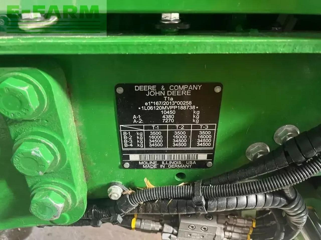 Трактор John Deere 6120 m: фото 7