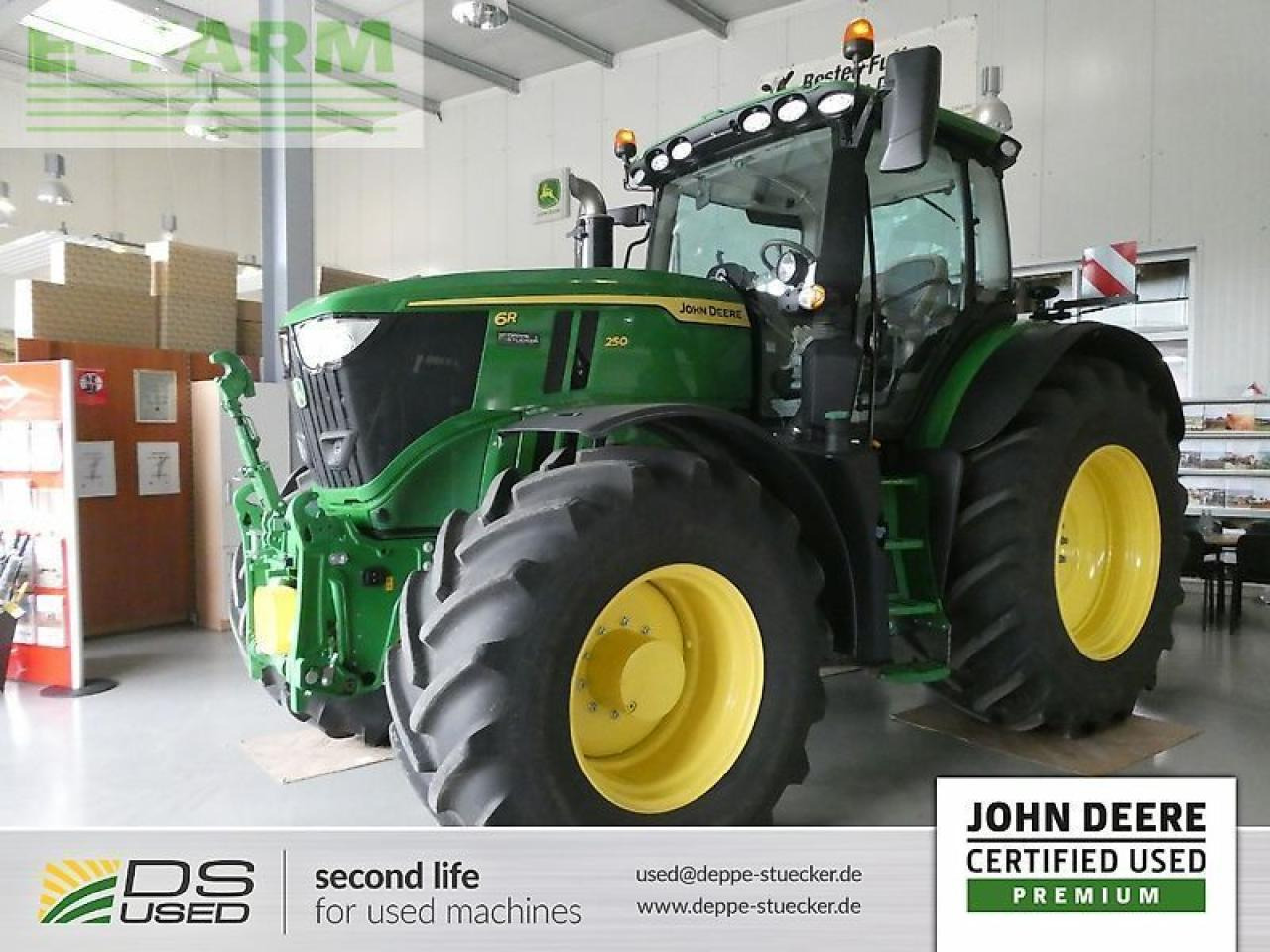 John Deere 6r 250 - Трактор: фото 1 John Deere 6r 250 - Трактор: фото 1