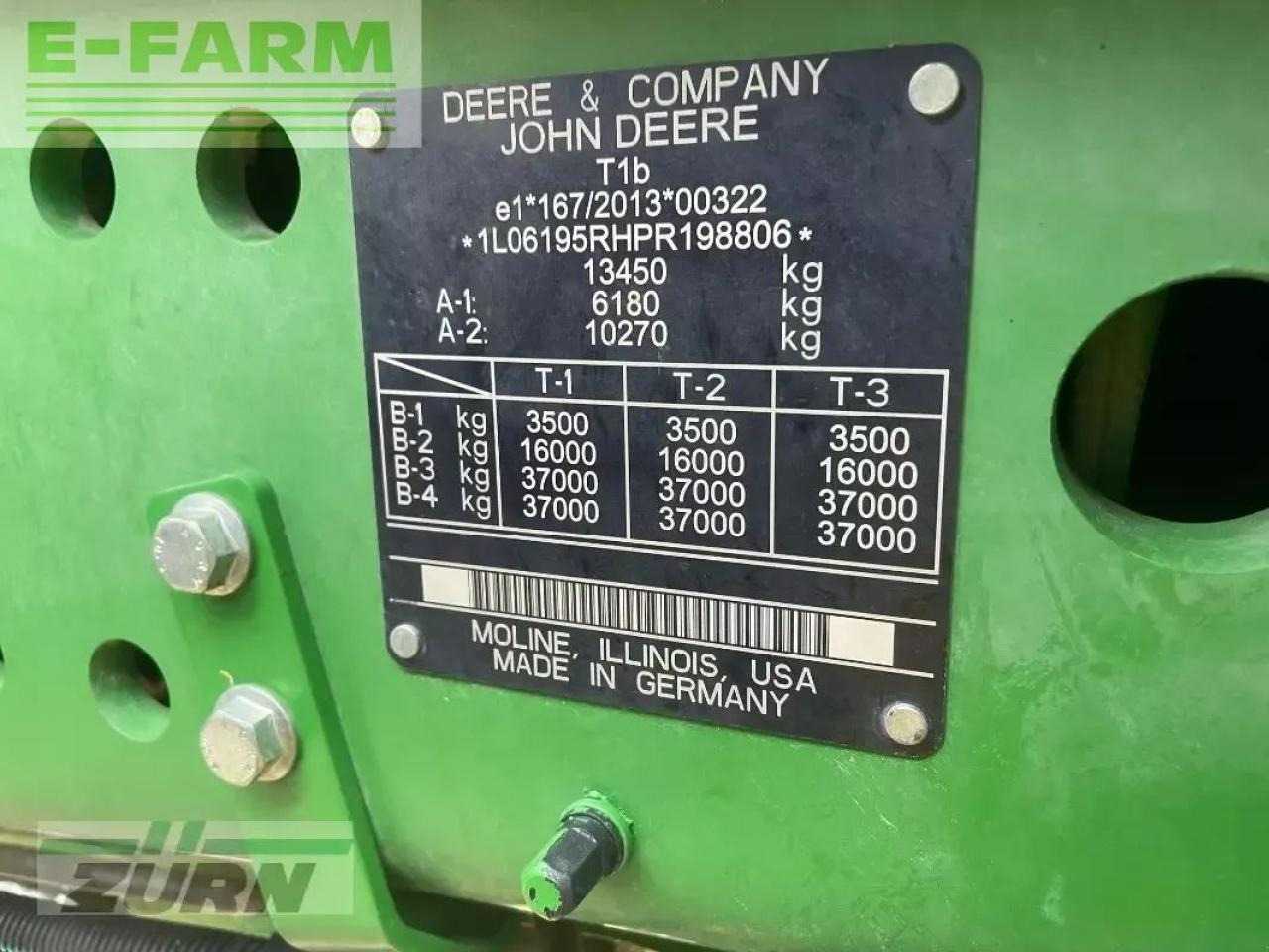John Deere 6r195 / 6r 195 - Трактор: фото 5 John Deere 6r195 / 6r 195 - Трактор: фото 5