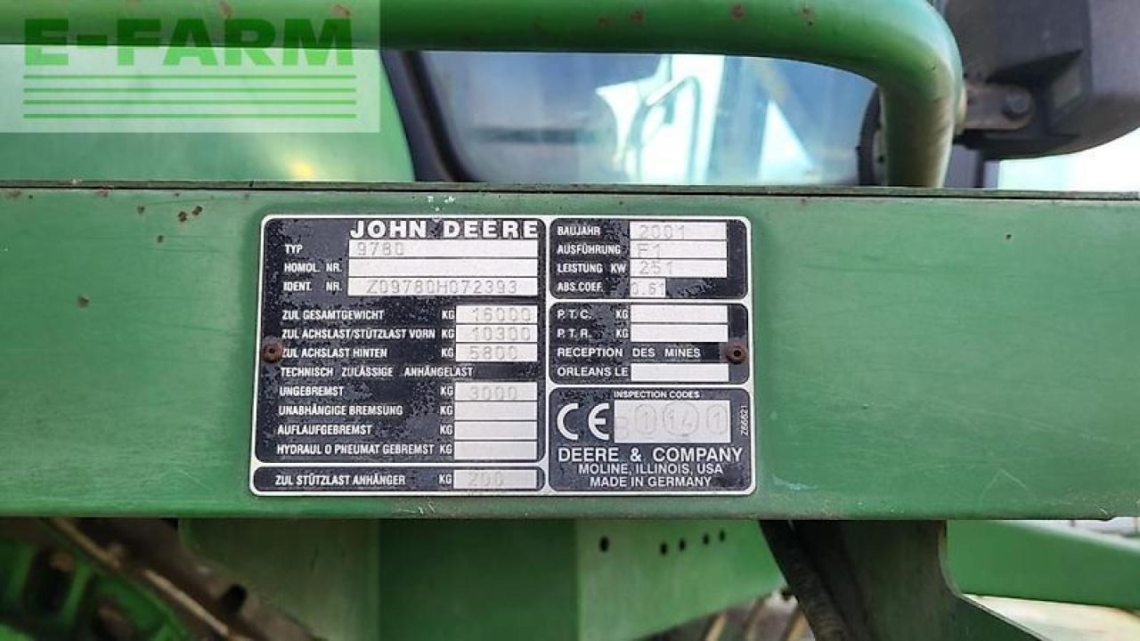 Зерноуборочный комбайн John Deere 9780: фото 11