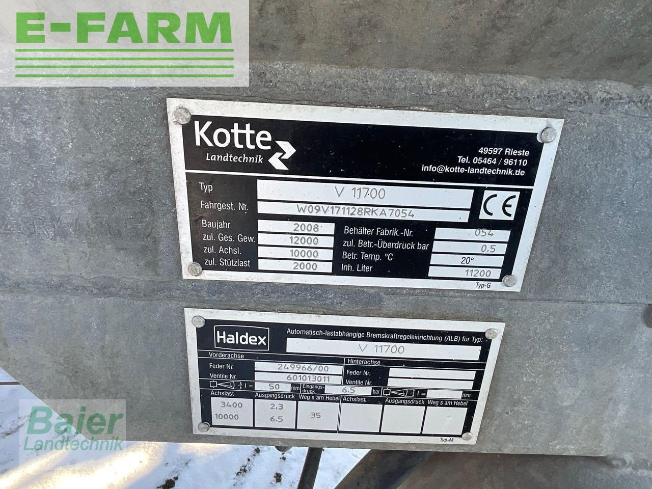 Kotte v 11700 - Трактор: фото 4 Kotte v 11700 - Трактор: фото 4