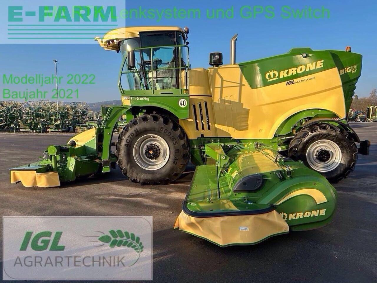 Krone big m 450 cv (stufe v) (bm105-24) - Косилка: фото 1 Krone big m 450 cv (stufe v) (bm105-24) - Косилка: фото 1
