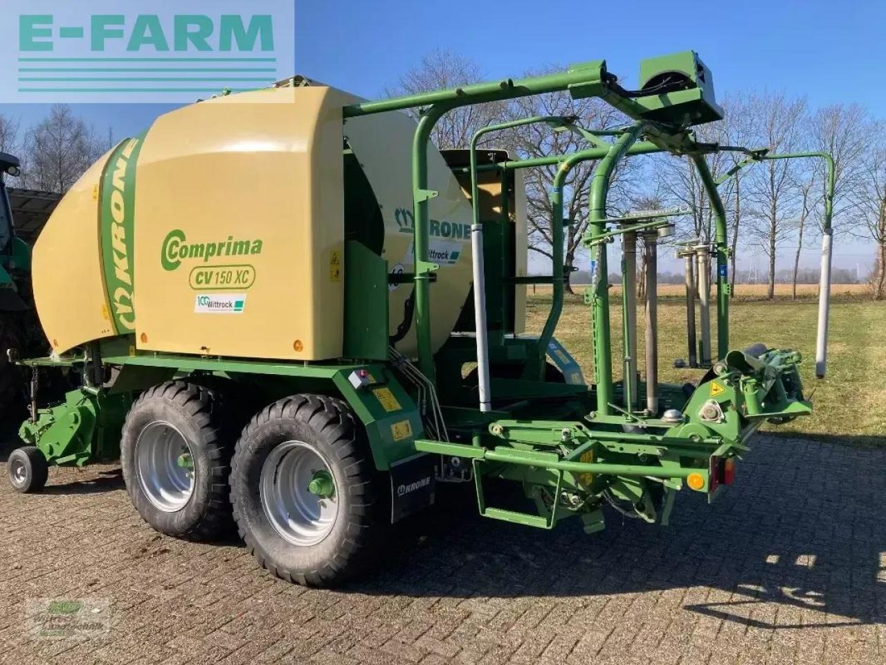 Пресс-подборщик тюковый Krone comprima cv 150 xc: фото 14
