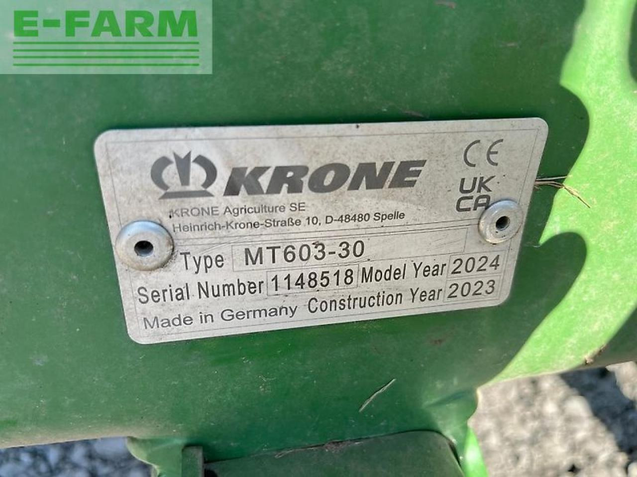 Krone ec b 870 - Косилка: фото 3 Krone ec b 870 - Косилка: фото 3