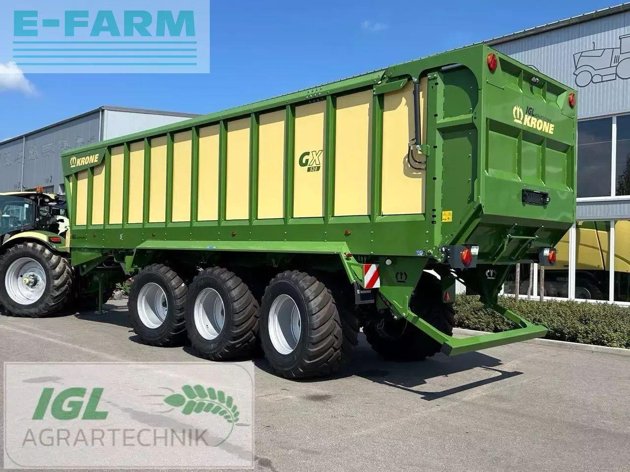 Krone gx 520 (tt801-30) - Сельскохозяйственный прицеп-самосвал: фото 3 Krone gx 520 (tt801-30) - Сельскохозяйственный прицеп-самосвал: фото 3