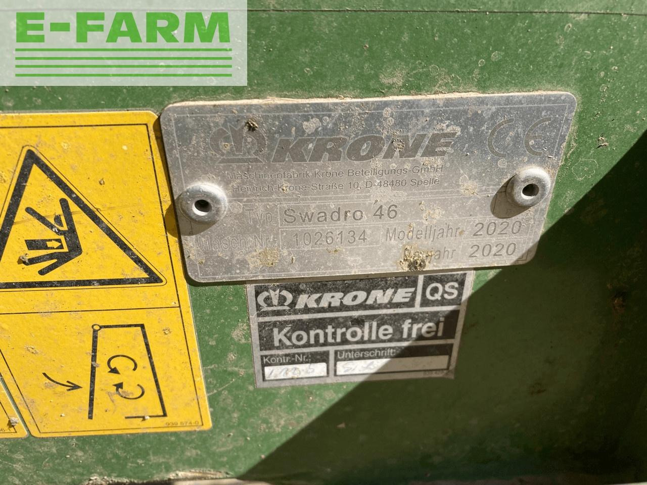 Krone swadro 46 - Сеноворошилка: фото 4 Krone swadro 46 - Сеноворошилка: фото 4