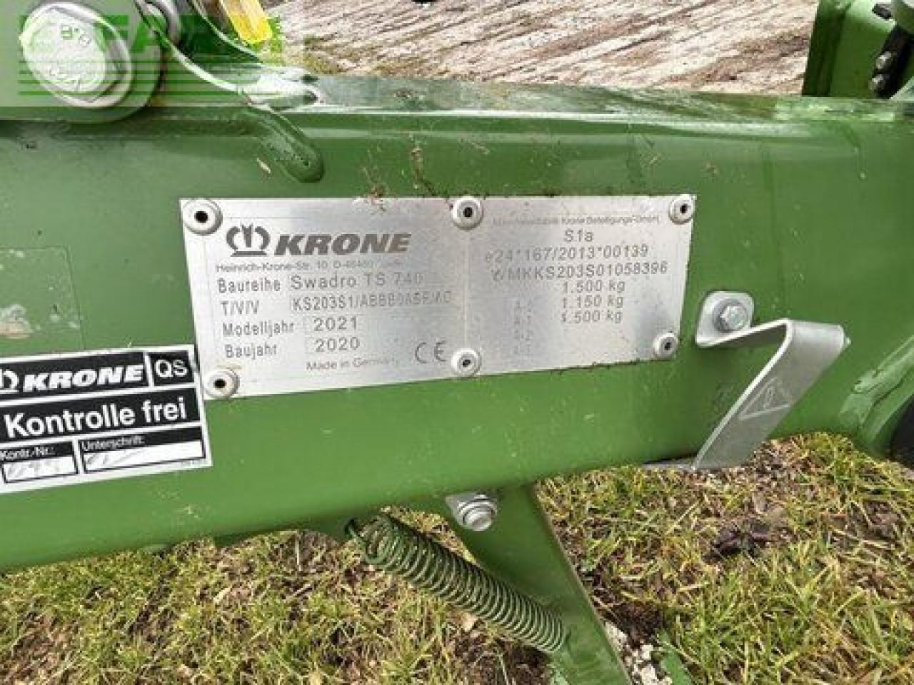 Krone swadro ts 740 - Сеноворошилка: фото 4 Krone swadro ts 740 - Сеноворошилка: фото 4