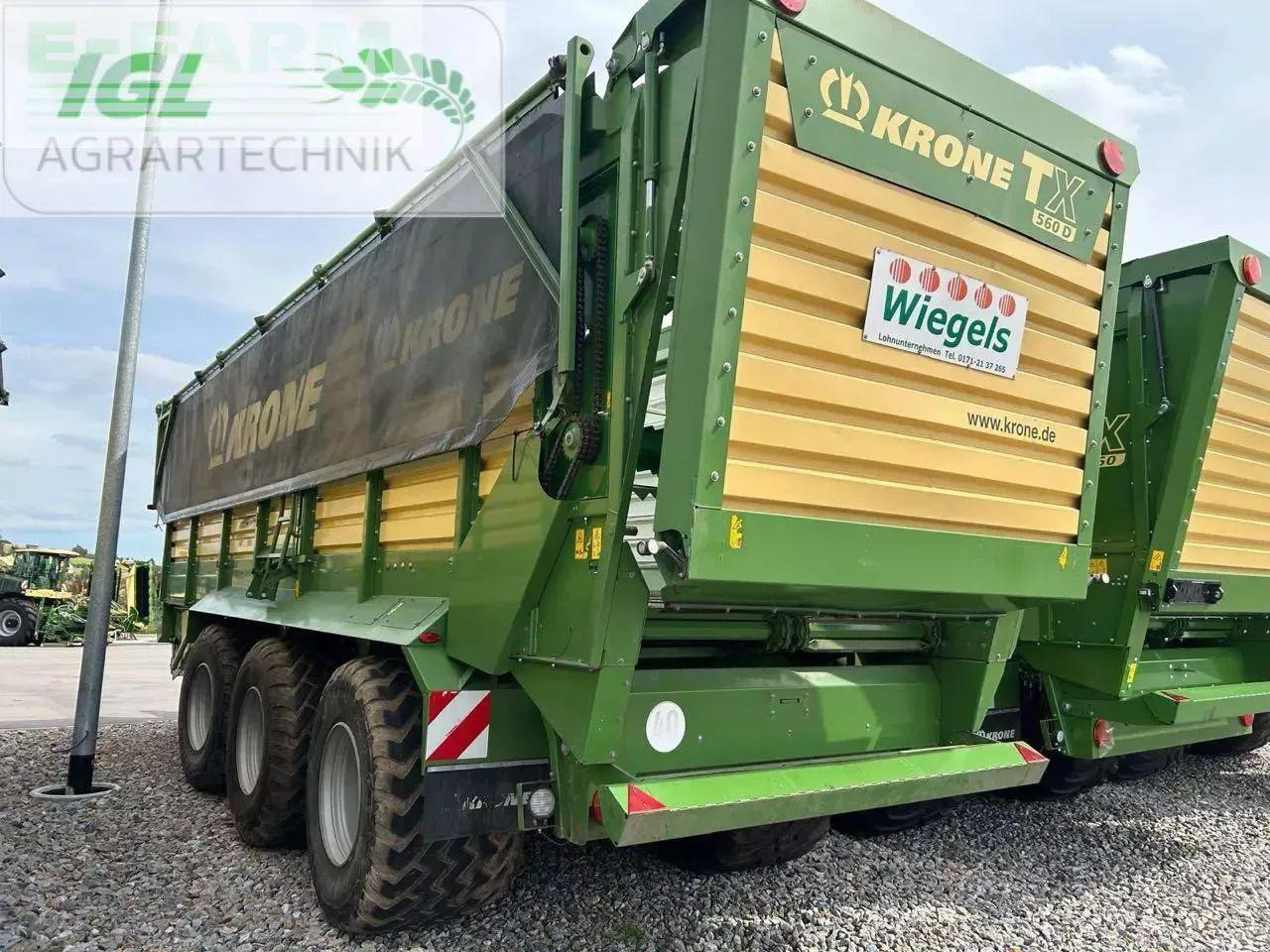 Krone tx 560 d - Сельскохозяйственный прицеп-самосвал: фото 2 Krone tx 560 d - Сельскохозяйственный прицеп-самосвал: фото 2