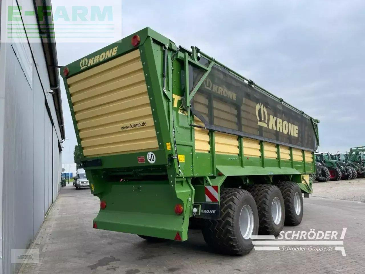 Krone tx 560 | waage + laderaumabdeckung - Сельскохозяйственный прицеп-самосвал: фото 3 Krone tx 560 | waage + laderaumabdeckung - Сельскохозяйственный прицеп-самосвал: фото 3