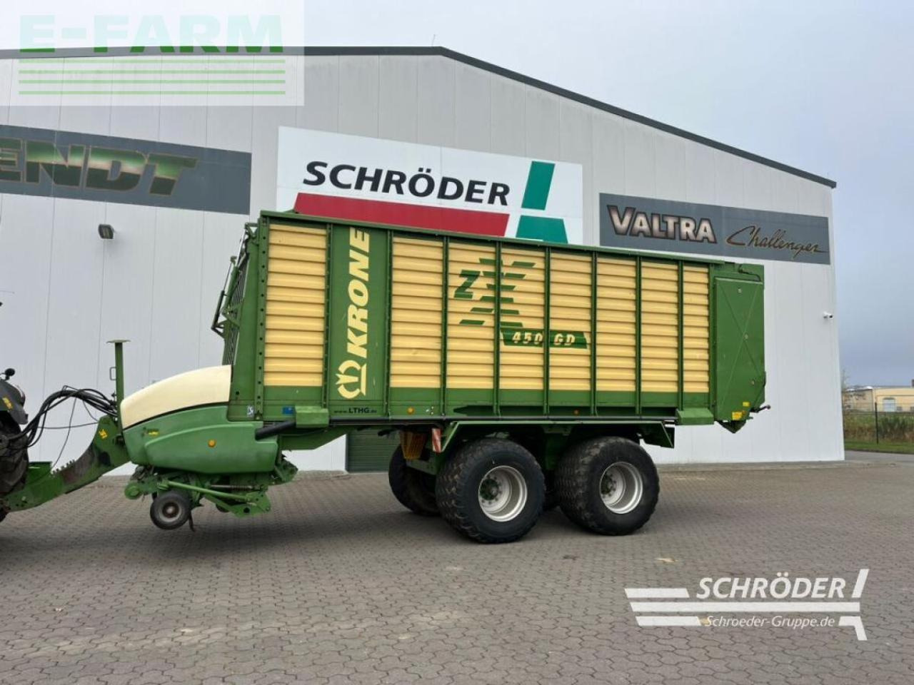 Krone zx 450 hd - Сельскохозяйственный прицеп-самосвал: фото 1 Krone zx 450 hd - Сельскохозяйственный прицеп-самосвал: фото 1