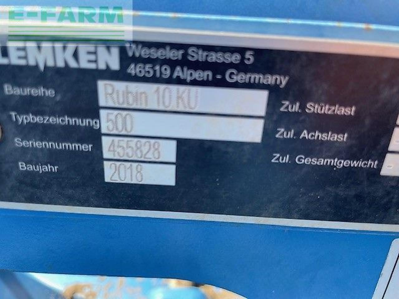 Lemken rubin 10/500ku - Дисковая борона: фото 4 Lemken rubin 10/500ku - Дисковая борона: фото 4