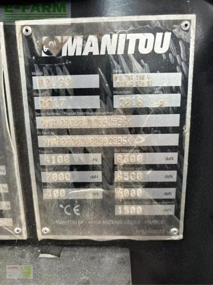 Manitou mlt 741 - Телескопический погрузчик: фото 3 Manitou mlt 741 - Телескопический погрузчик: фото 3