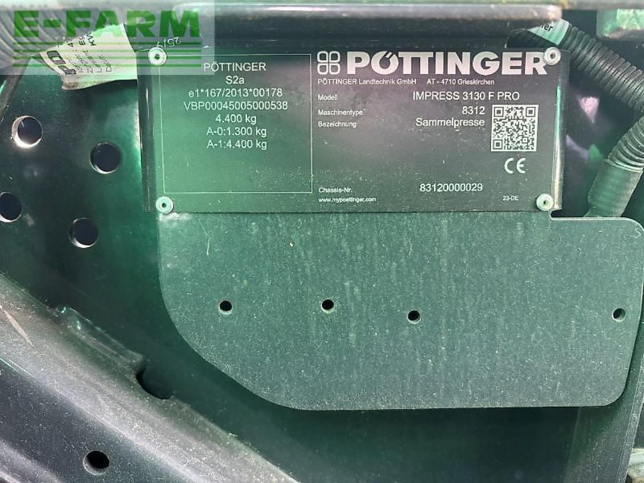 Пресс-подборщик тюковый Pöttinger impress 3130 f pro: фото 6 Пресс-подборщик тюковый Pöttinger impress 3130 f pro: фото 6