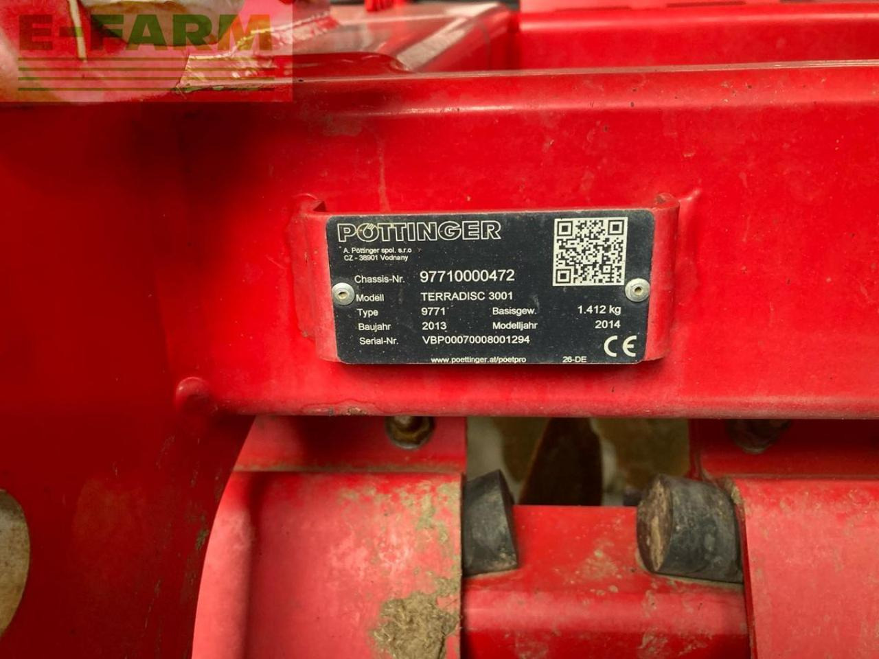 Pöttinger terradisc 3001 - Дисковая борона: фото 3 Pöttinger terradisc 3001 - Дисковая борона: фото 3