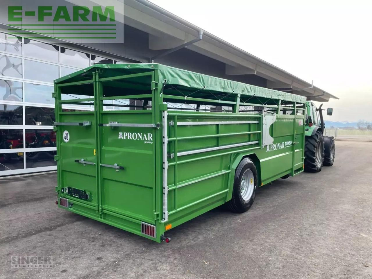 Pronar t046 h - Прицеп для перевозки животных: фото 4 Pronar t046 h - Прицеп для перевозки животных: фото 4