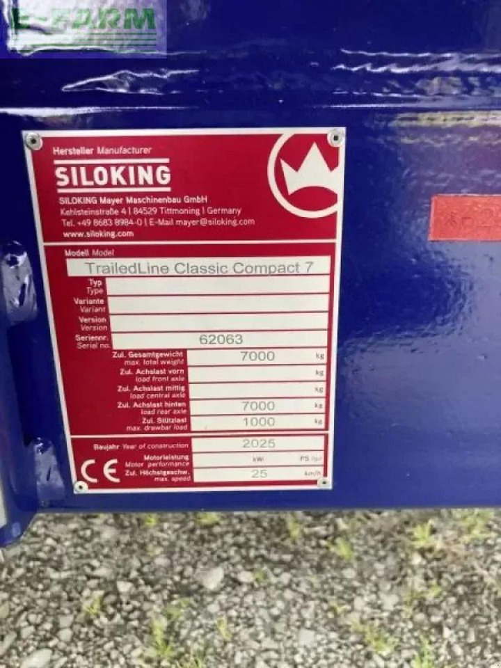 Siloking trailedline classic compact 7 - Инвентарь для животноводства: фото 5 Siloking trailedline classic compact 7 - Инвентарь для животноводства: фото 5