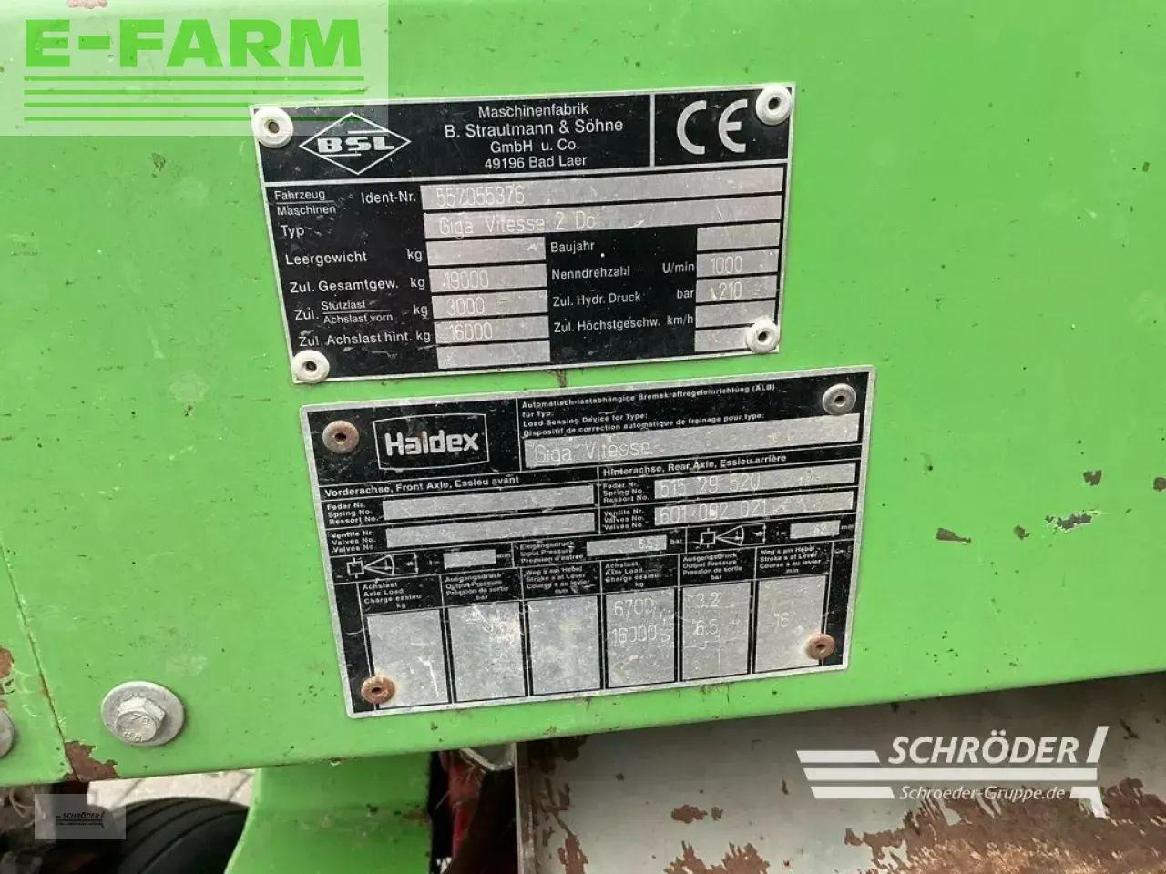 Strautmann giga vitesse 2 do - Самозагружающийся прицеп: фото 2 Strautmann giga vitesse 2 do - Самозагружающийся прицеп: фото 2