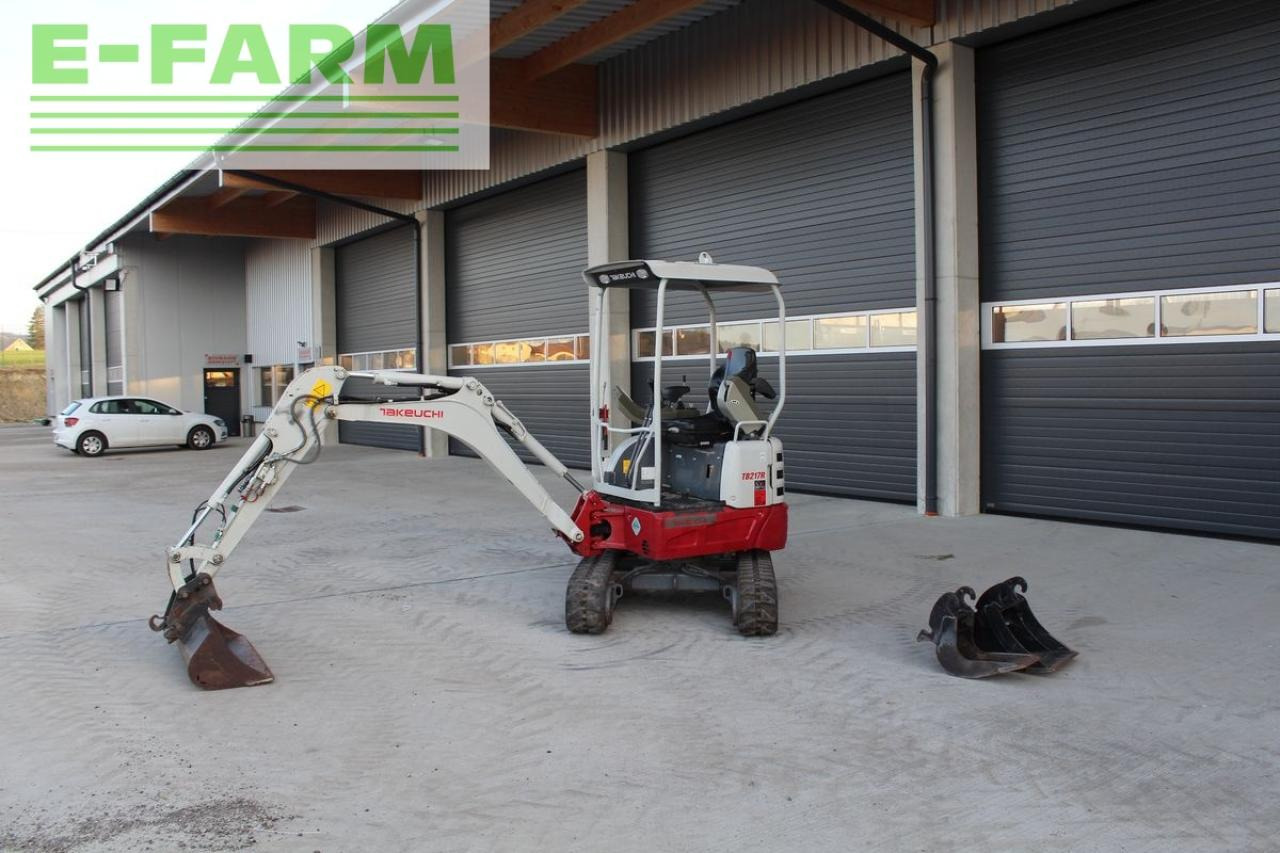 Takeuchi takeuchi tb 217 r minibagger - bagger - Мини-экскаватор: фото 2 Takeuchi takeuchi tb 217 r minibagger - bagger - Мини-экскаватор: фото 2