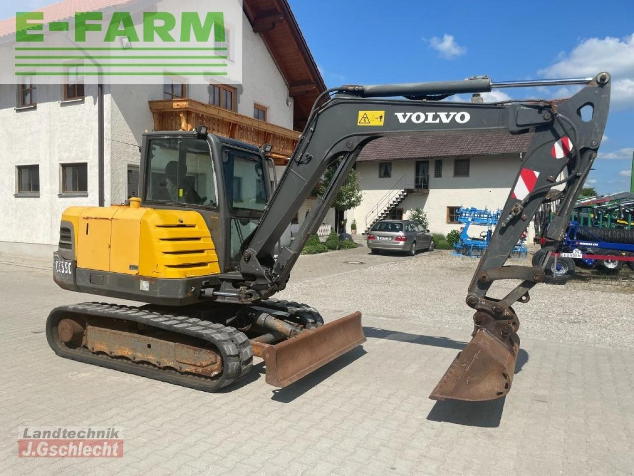 Мини-экскаватор Volvo ec 55c: фото 14