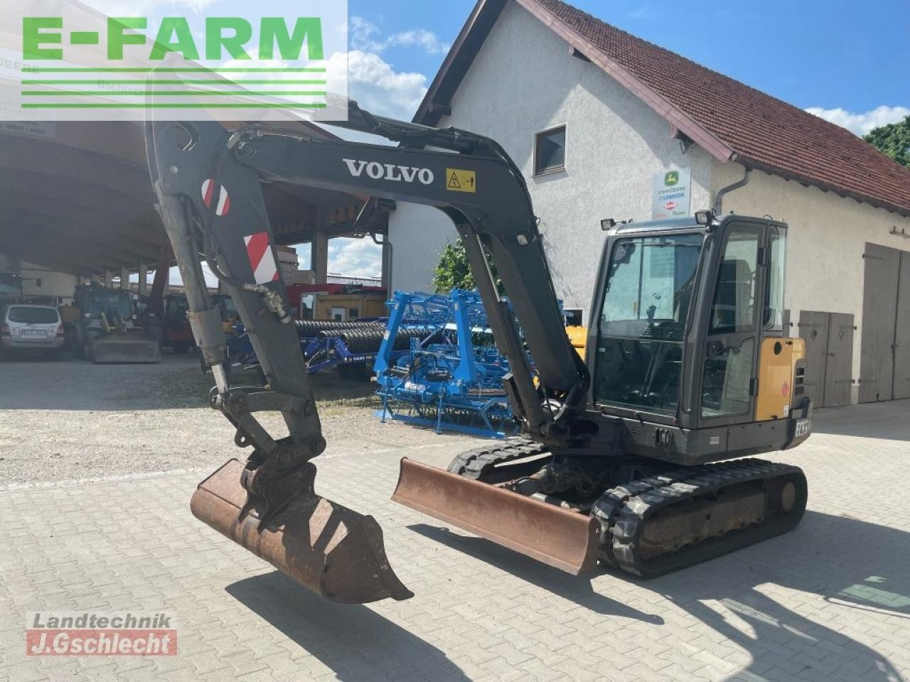 Мини-экскаватор Volvo ec 55c: фото 11