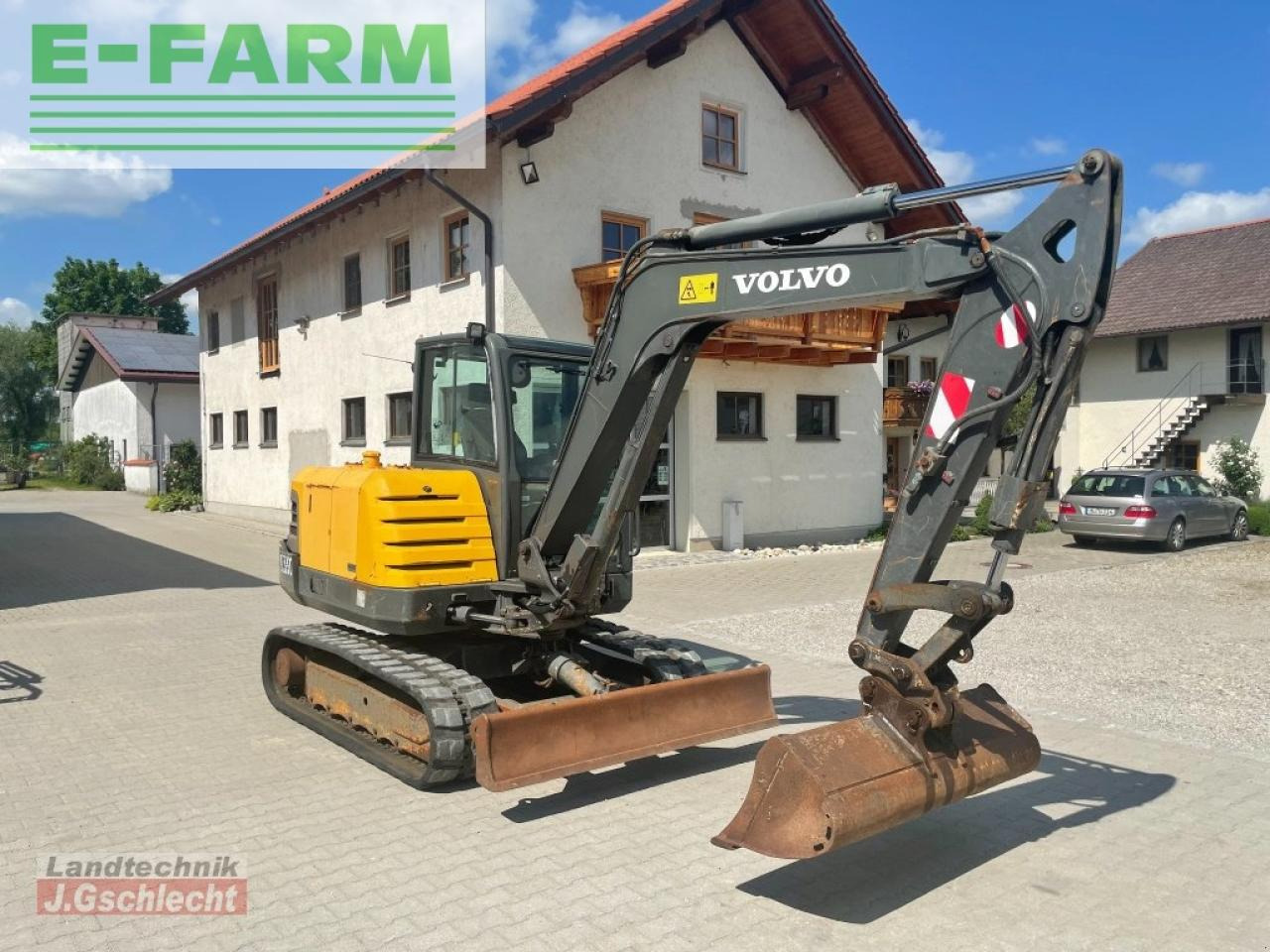 Мини-экскаватор Volvo ec 55c: фото 10