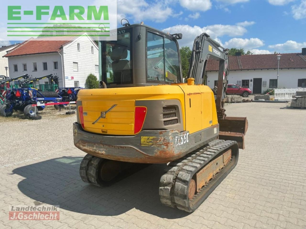 Мини-экскаватор Volvo ec 55c: фото 13