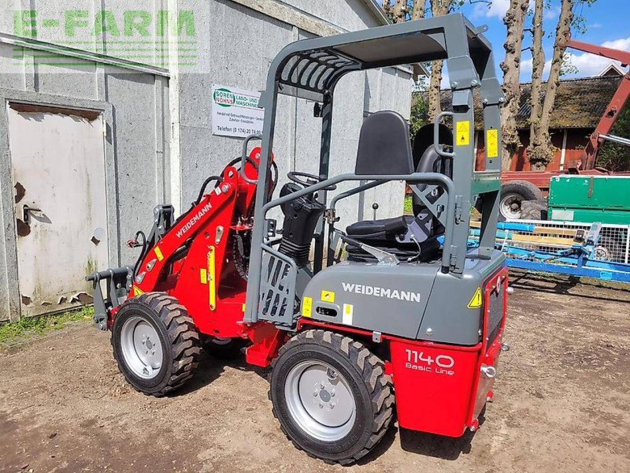 Мини-экскаватор Weidemann 1140 basic line schaufel + palettengabel: фото 13