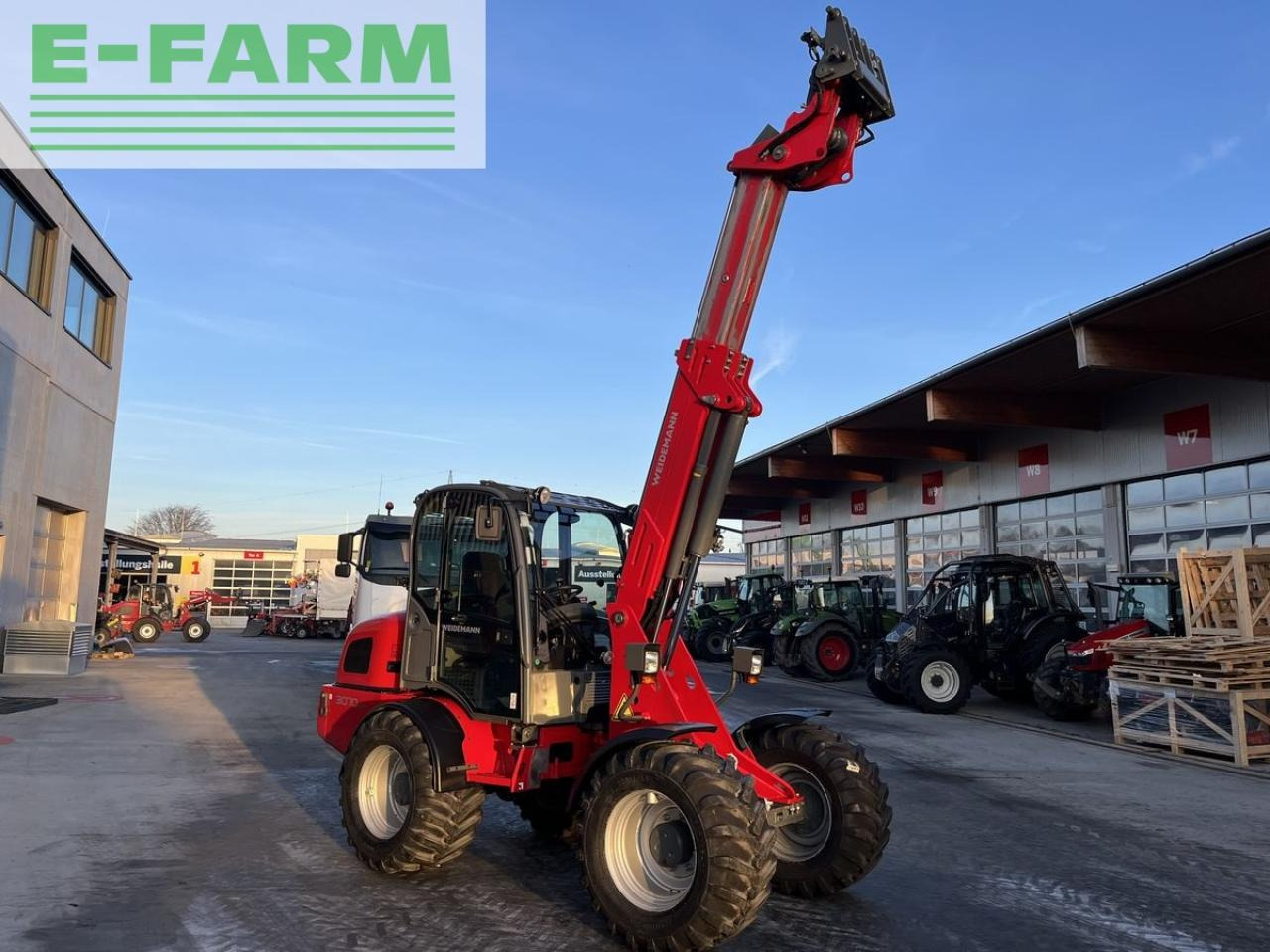 Weidemann 3070cx80 teleradlader 3100h, 30km/h 100l hydr. - Телескопический фронтальный погрузчик: фото 3 Weidemann 3070cx80 teleradlader 3100h, 30km/h 100l hydr. - Телескопический фронтальный погрузчик: фото 3