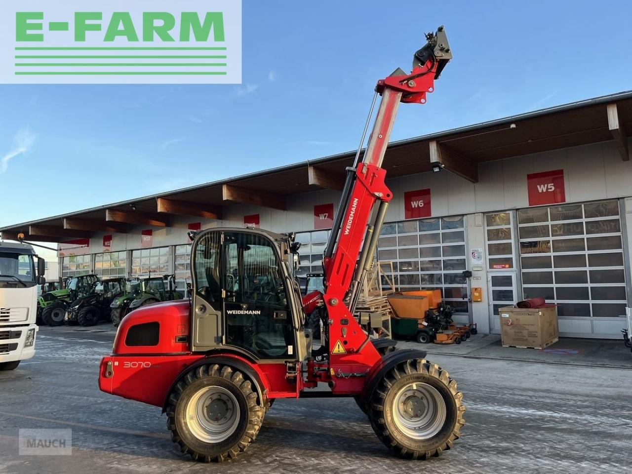 Weidemann 3070cx80 teleradlader 3100h, 30km/h 100l hydr. - Телескопический фронтальный погрузчик: фото 2 Weidemann 3070cx80 teleradlader 3100h, 30km/h 100l hydr. - Телескопический фронтальный погрузчик: фото 2