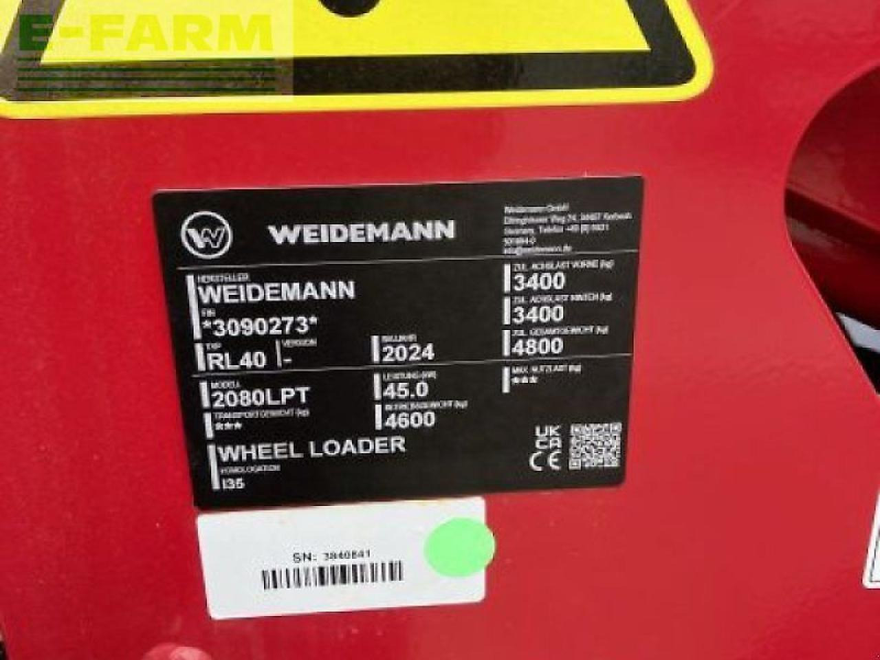 Weidemann radlader weidemann 2080 lp - Мини-экскаватор: фото 5 Weidemann radlader weidemann 2080 lp - Мини-экскаватор: фото 5