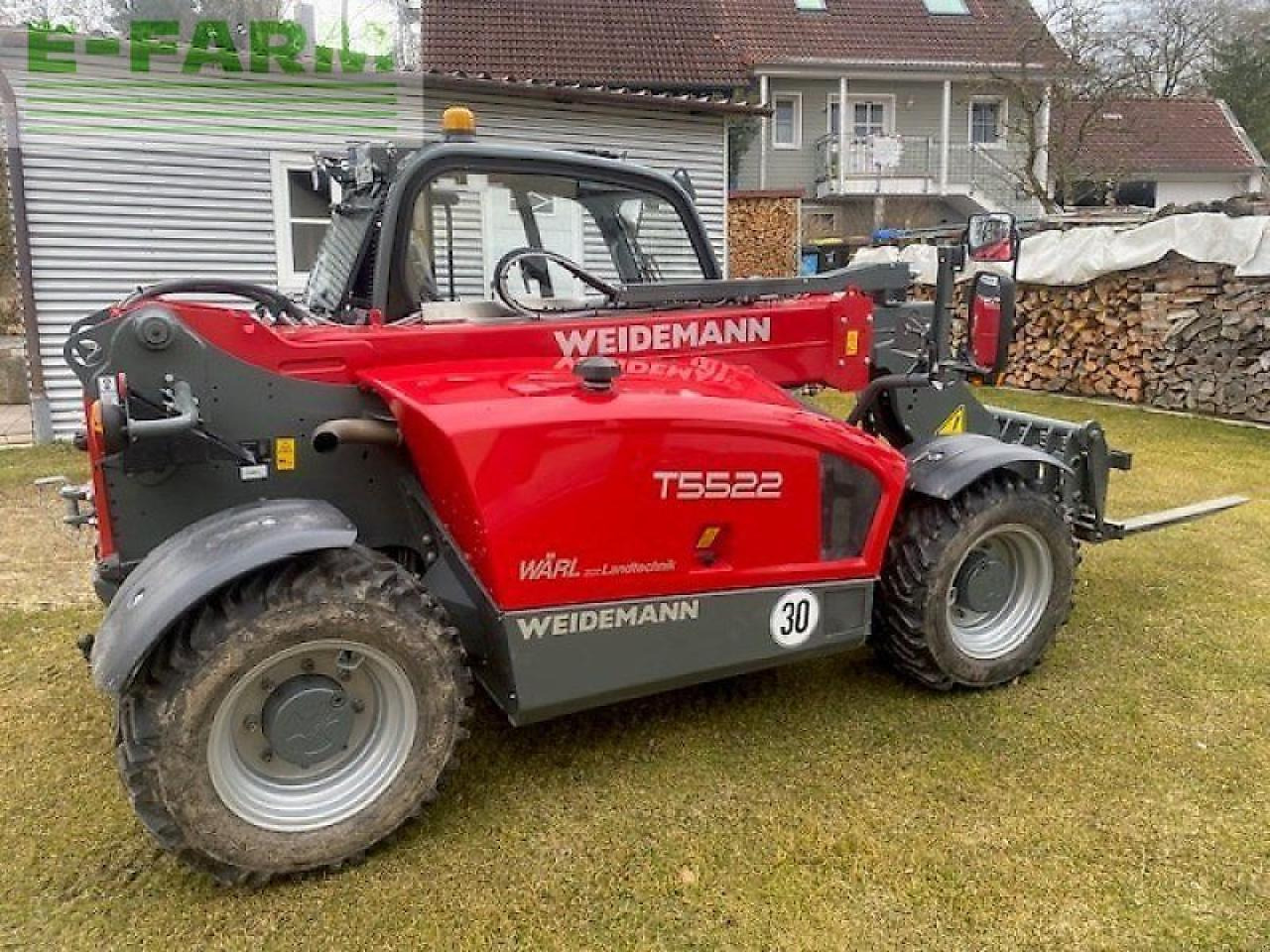 Weidemann t 5522 - Телескопический погрузчик: фото 1 Weidemann t 5522 - Телескопический погрузчик: фото 1
