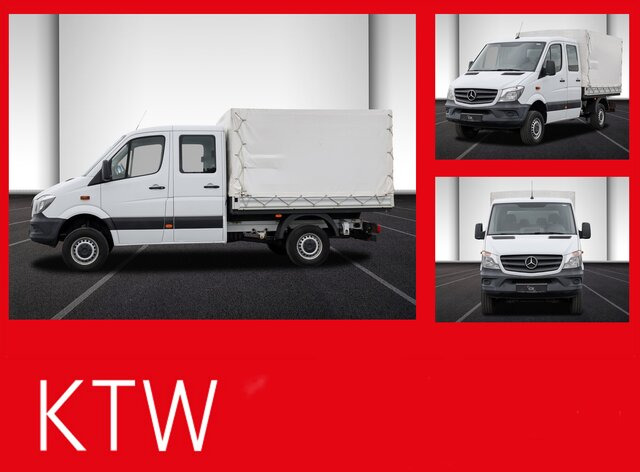 Тентованный фургон, Грузопассажирский фургон MERCEDES-BENZ Sprinter 316CDI DOKA,Allrad,Klima: фото 1