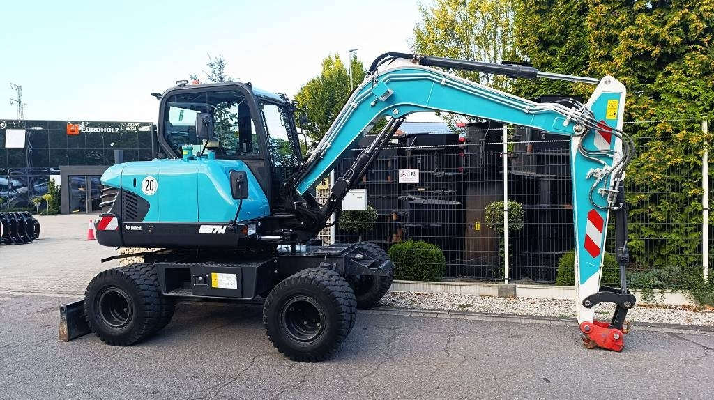 Bobcat Mobilbagger E 57 W, Schnellwechsler MS08, Allrad - Колёсный экскаватор: фото 2 Bobcat Mobilbagger E 57 W, Schnellwechsler MS08, Allrad - Колёсный экскаватор: фото 2
