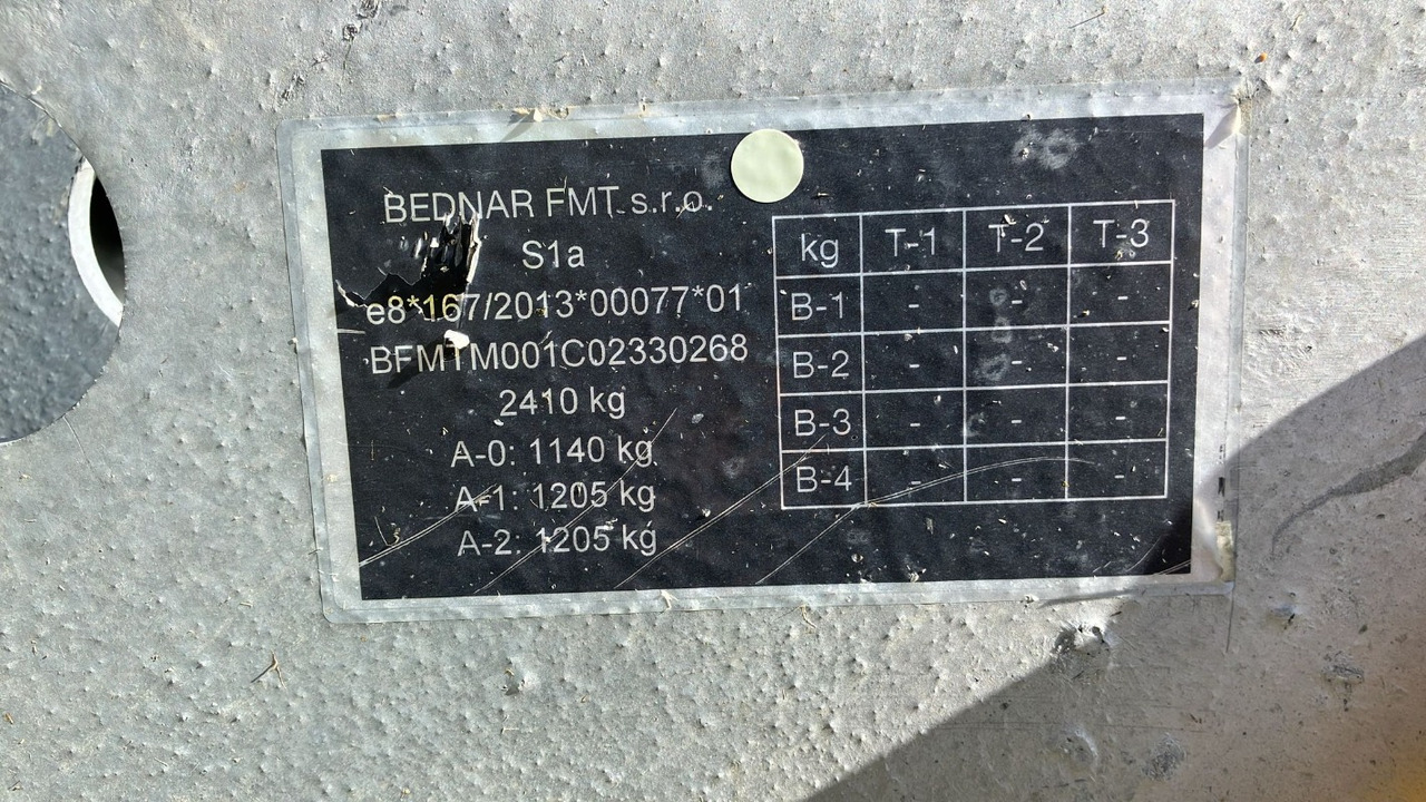 Bednar MZ 6000 - Косилка-измельчитель: фото 3 Bednar MZ 6000 - Косилка-измельчитель: фото 3