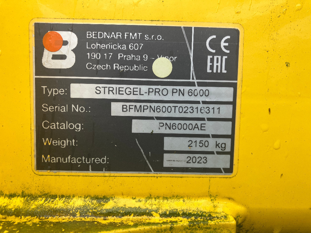 Bednar Striegel-Pro PN 6000 - Техника для внесения удобрений: фото 2 Bednar Striegel-Pro PN 6000 - Техника для внесения удобрений: фото 2