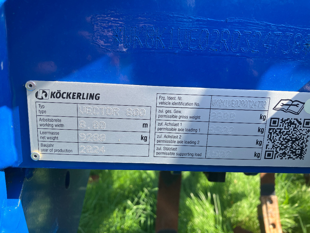 Köckerling Vector 800 - Культиватор: фото 2 Köckerling Vector 800 - Культиватор: фото 2