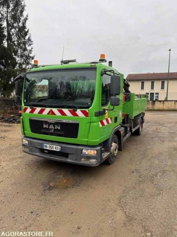 Camion MAN TGL 12T Grue - Benne - Самосвал, Автоманипулятор: фото 1 Camion MAN TGL 12T Grue - Benne - Самосвал, Автоманипулятор: фото 1