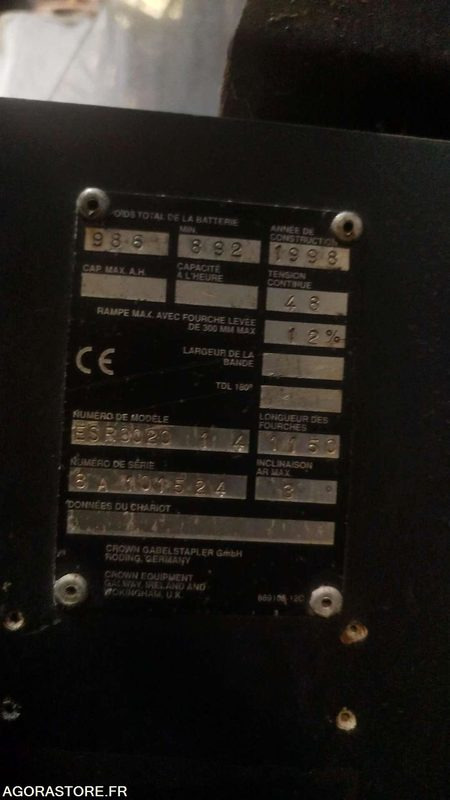 Chariot élévateur CROWN - EN PANNE - Инструмент/ Оборудование: фото 5 Chariot élévateur CROWN - EN PANNE - Инструмент/ Оборудование: фото 5