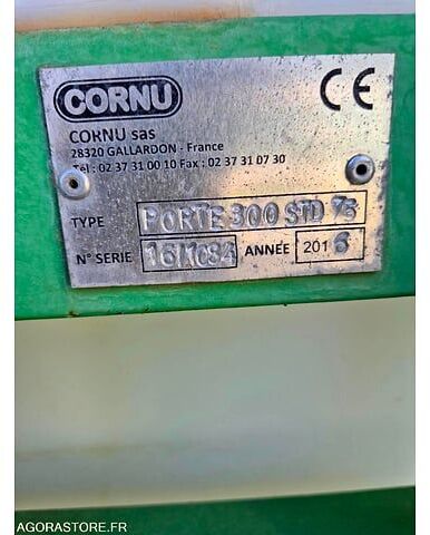 Cornu 300STD - Навесной опрыскиватель: фото 2 Cornu 300STD - Навесной опрыскиватель: фото 2