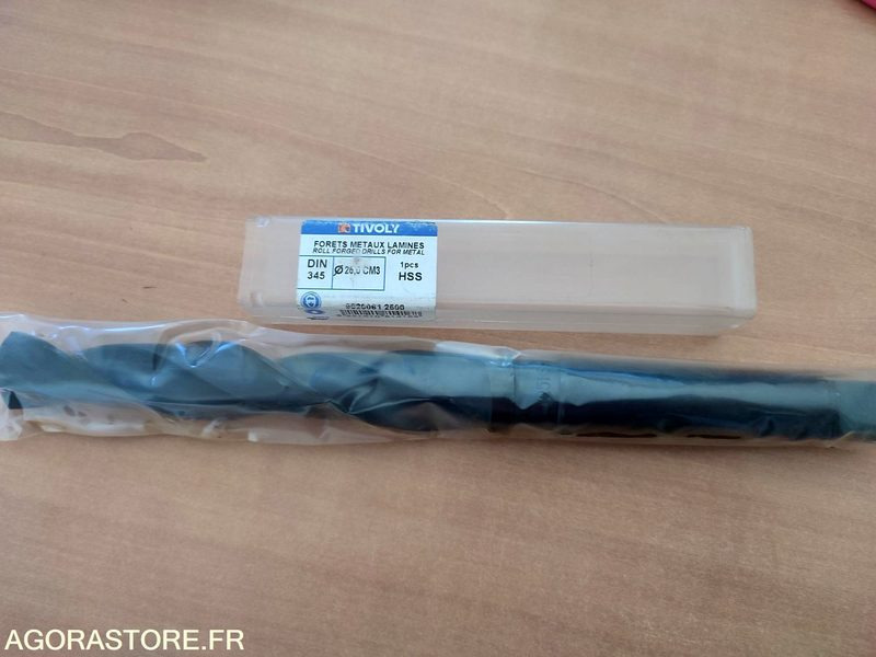 Foret Ø 26 CM³ HSS DIN 345 métaux laminés - Инструмент/ Оборудование: фото 4 Foret Ø 26 CM³ HSS DIN 345 métaux laminés - Инструмент/ Оборудование: фото 4
