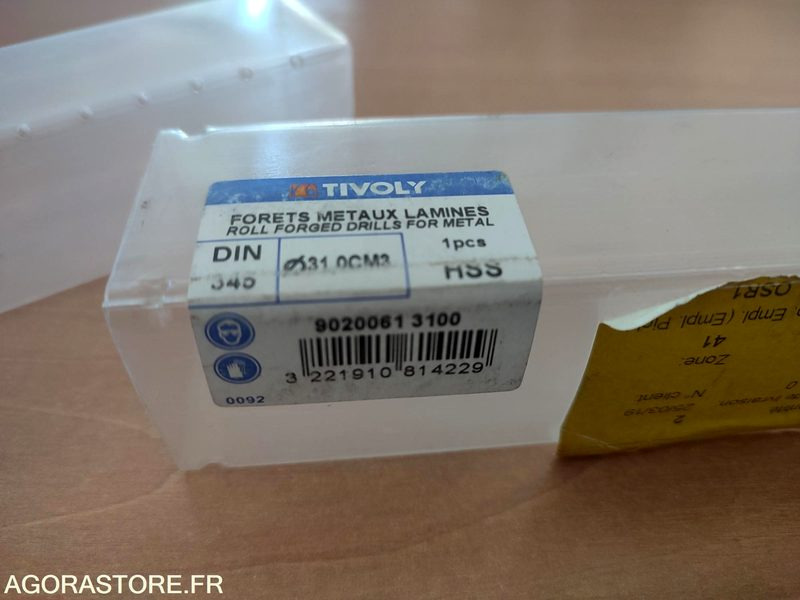 Foret Ø 31 CM³ HSS DIN 345 métaux laminés - Инструмент/ Оборудование: фото 2 Foret Ø 31 CM³ HSS DIN 345 métaux laminés - Инструмент/ Оборудование: фото 2
