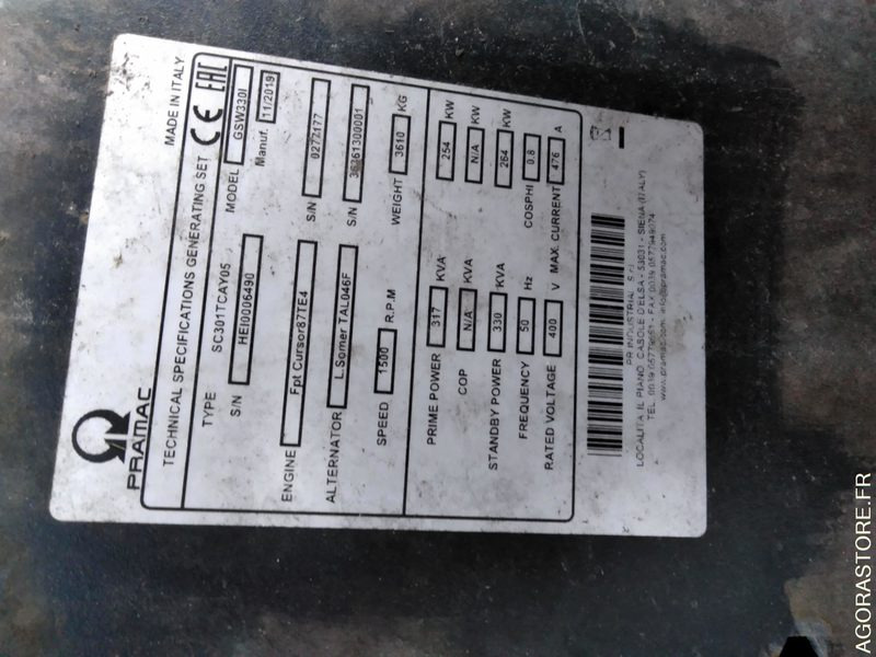 GROUPE ELECTROGENE - Электрогенератор: фото 1 GROUPE ELECTROGENE - Электрогенератор: фото 1