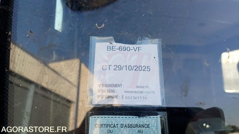 Porteur MAN TGM 18.290 de 2010/458000 kms - BE-690-VF (3822) - Грузовик: фото 4 Porteur MAN TGM 18.290 de 2010/458000 kms - BE-690-VF (3822) - Грузовик: фото 4