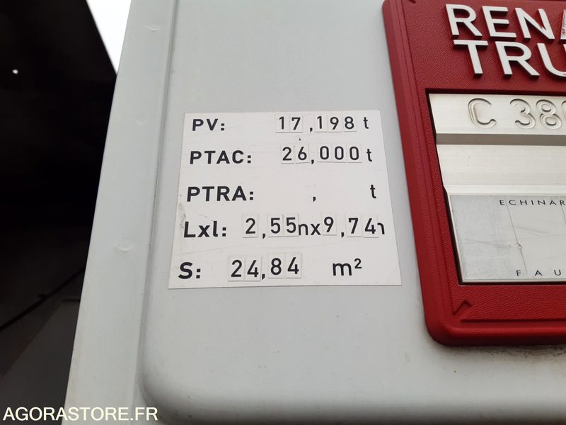 RENAULT 26T/BOM - DP184FJ - Грузовик: фото 3 RENAULT 26T/BOM - DP184FJ - Грузовик: фото 3