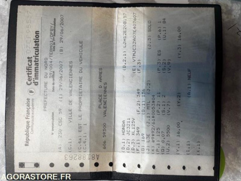 HONDA - VARADERO-125 CM3 - 2007 - 10926 KM - ROULANTE - Мотоцикл: фото 5 HONDA - VARADERO-125 CM3 - 2007 - 10926 KM - ROULANTE - Мотоцикл: фото 5