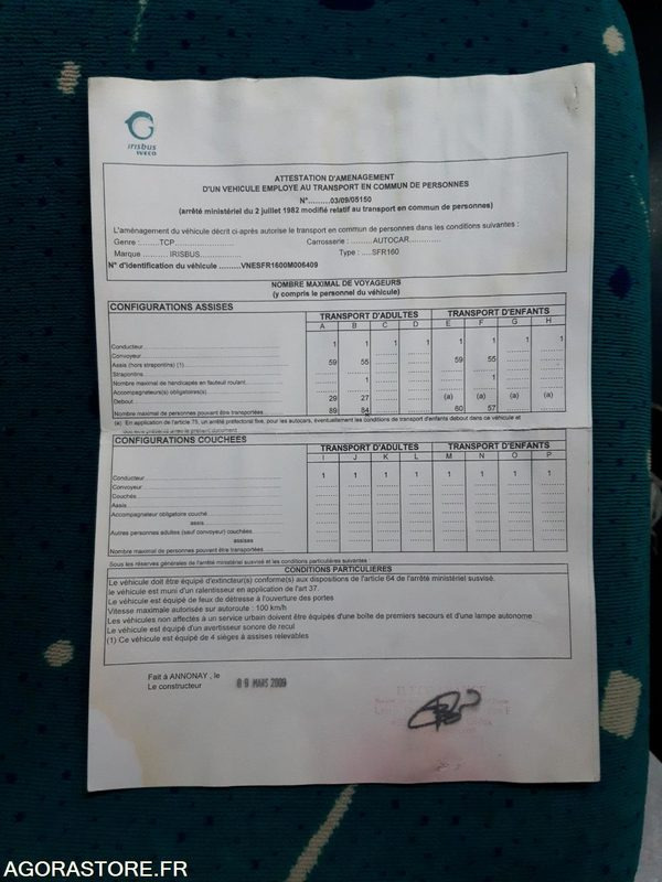 IVECO BUS CROSSWAY N°093056 - Школьный автобус: фото 1 IVECO BUS CROSSWAY N°093056 - Школьный автобус: фото 1