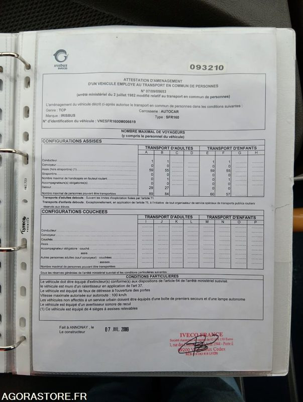 IVECO BUS CROSSWAY N°093210 - Школьный автобус: фото 5 IVECO BUS CROSSWAY N°093210 - Школьный автобус: фото 5