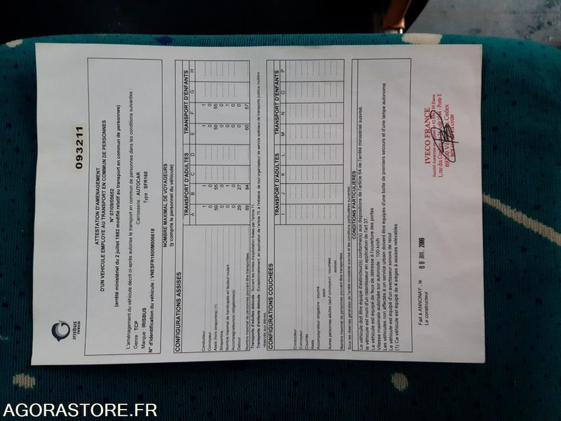 IVECO BUS CROSSWAY N°093211 - Школьный автобус: фото 3 IVECO BUS CROSSWAY N°093211 - Школьный автобус: фото 3