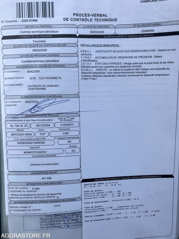 MERCEDES INTOURO 12,98m N°111002 - Школьный автобус: фото 5 MERCEDES INTOURO 12,98m N°111002 - Школьный автобус: фото 5