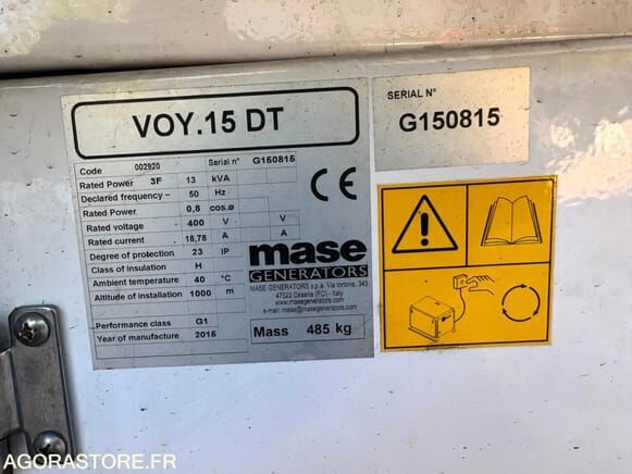 Mase Generators MASSE VOY 15 - Электрогенератор: фото 5 Mase Generators MASSE VOY 15 - Электрогенератор: фото 5